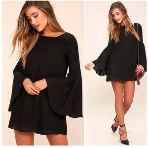 Lulu’s Black long sleeve dress